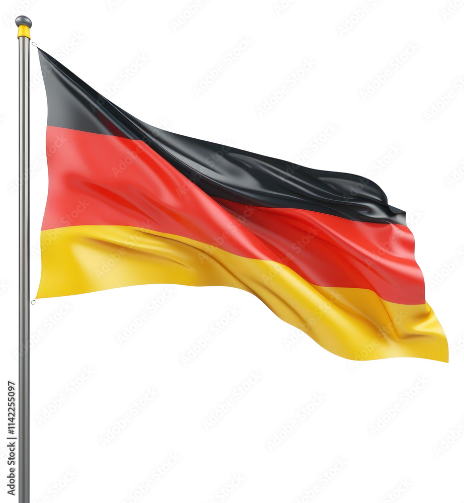 PNG Waving belgium flag on a flagpole waving patriotic national. PNG Waving belgium flag on a flagpole waving patriotic national.