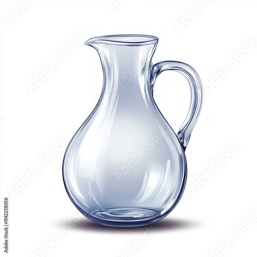 Glass Jug Isolated