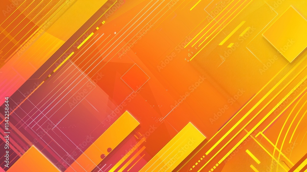 Abstract Geometric Orange Background Abstract Geometric Orange Background