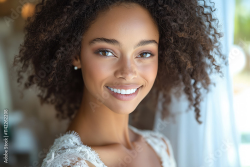 Smiling Bride Face