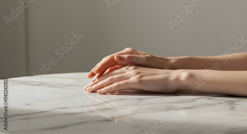 hands of a woman