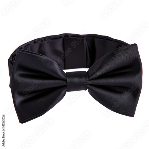 Black Bow Tie Isolated