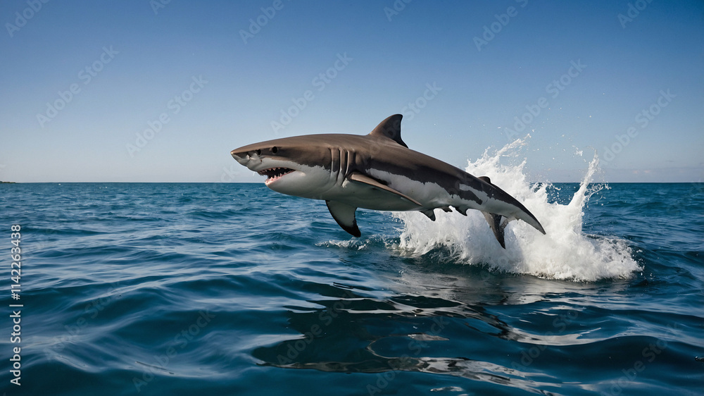 Fototapeta premium shark in the sea