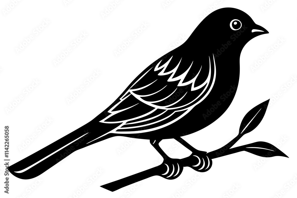 Fototapeta premium silhouette of a bird
