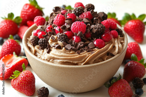 Strawberry Dessert Isolated