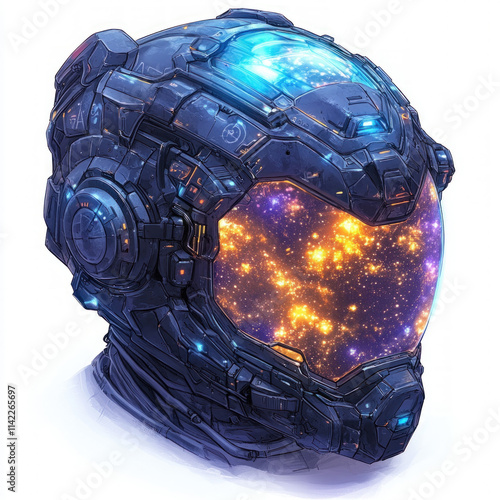Space Helmet Isolated