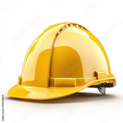 Yellow Hard Hat Isolated