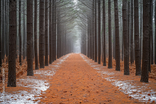 Dark Winter Forest