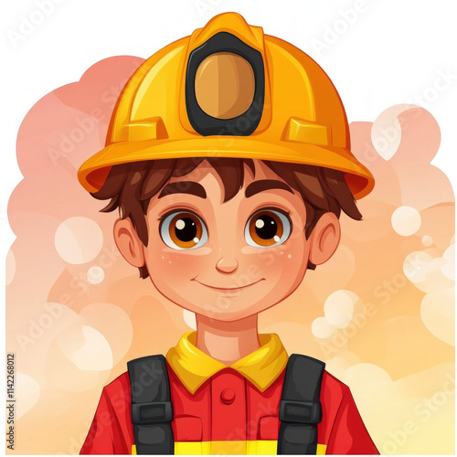Firefighter Isolated