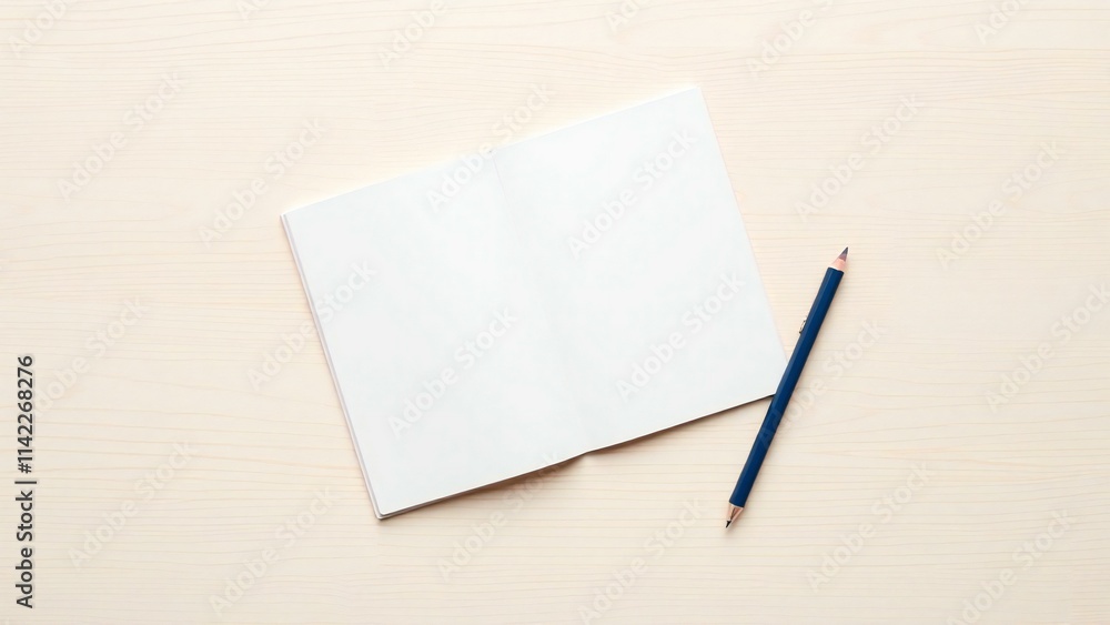 blank note paper with pencil blank note paper with pencil