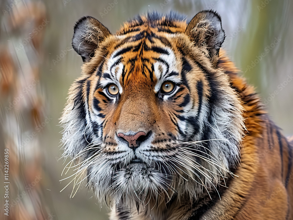 Fototapeta premium tiger scratch