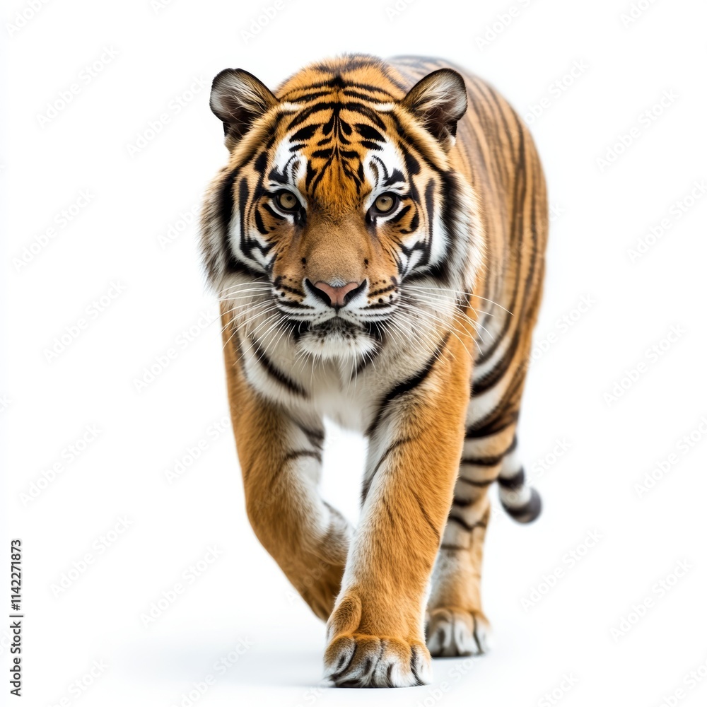 Obraz premium tiger isolated on white background