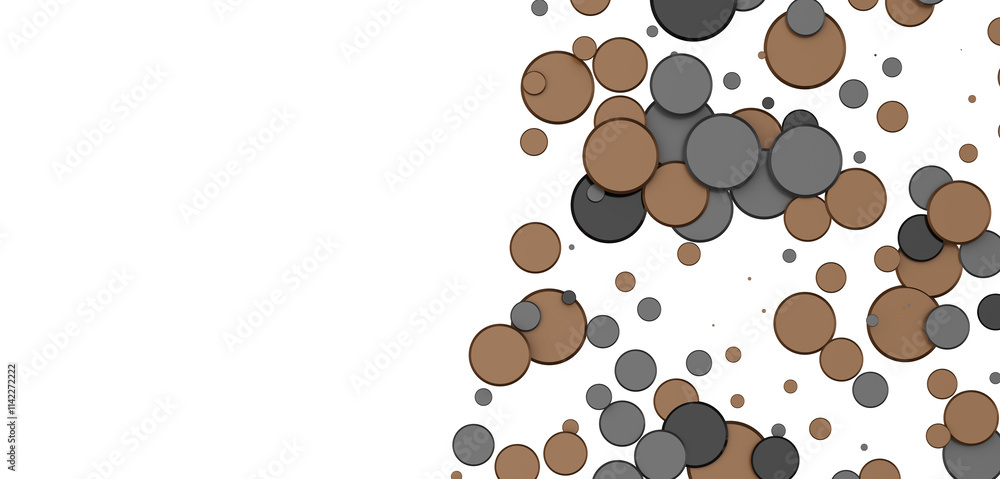 Multicolored confetti on white Multicolored confetti on white