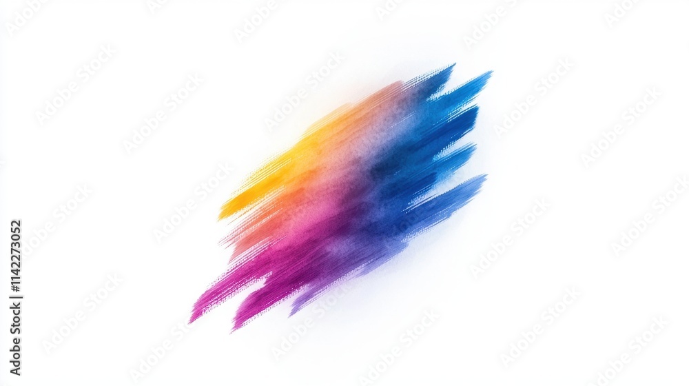 Fototapeta premium Colorful Brush Stroke Abstract Background for Creative Designs