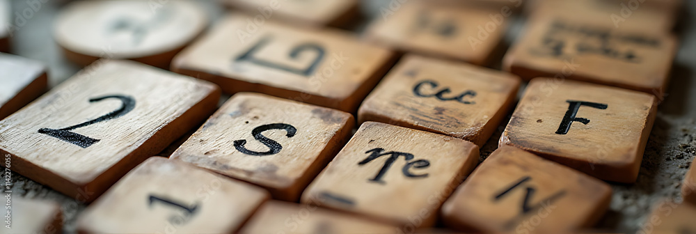 Wooden blocks with handwritten numbers and inspiring quotes spark creativity in hands of writers and artists._00001_ Wooden blocks with handwritten numbers and inspiring quotes spark creativity in hands of writers and artists._00001_