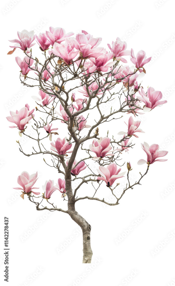 Delicate Magnolia Tree in Full Bloom Delicate Magnolia Tree in Full Bloom