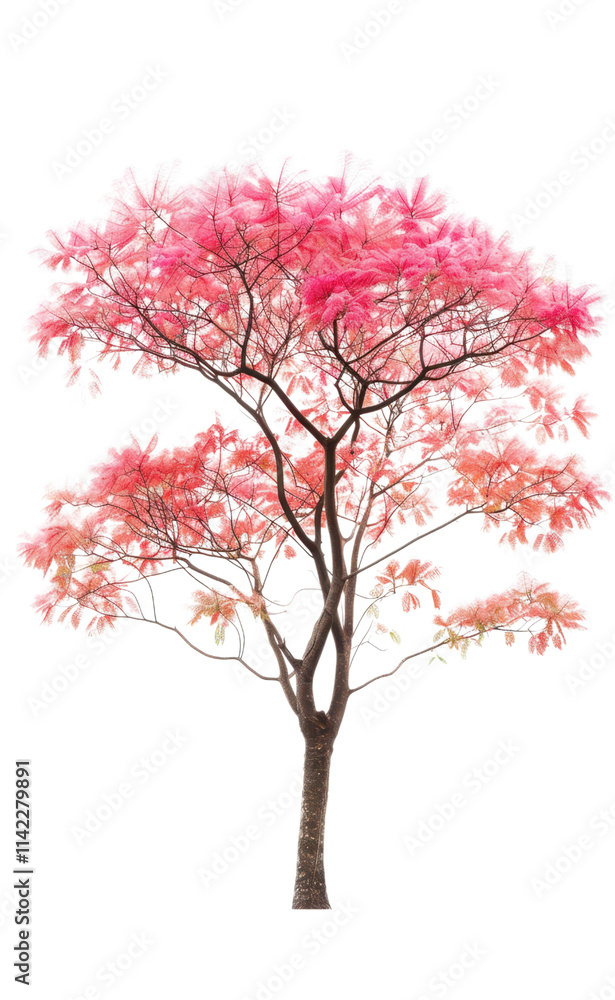 Stunning Pink Tree in Springtime Nature Stunning Pink Tree in Springtime Nature