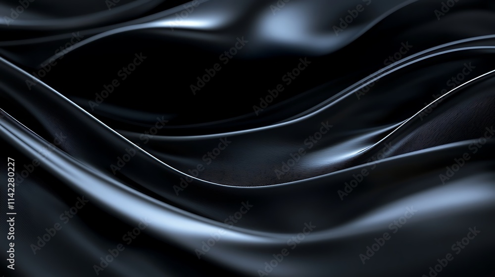 Black premium background material, faint light shining from below, high end feel