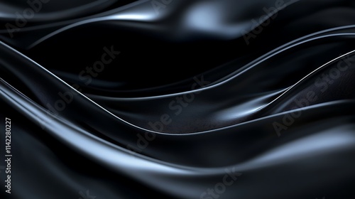 Black premium background material, faint light shining from below, high end feel