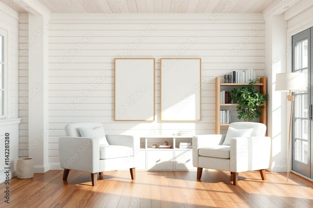 Fototapeta premium living room interior