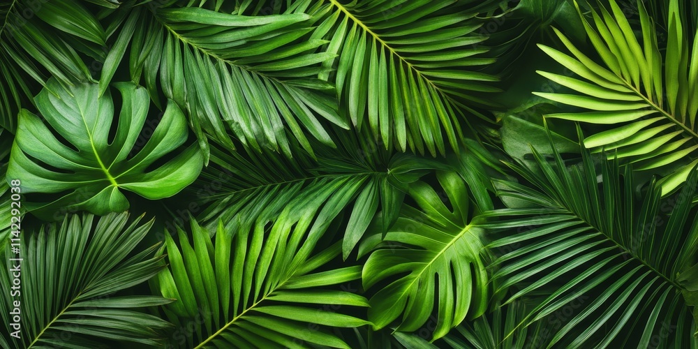 Lush green palm leaves create a vibrant natural background, enhancing the beauty of any setting with their rich texture and colors. Enjoy the serenity of green palm leaves in your designs. Lush green palm leaves create a vibrant natural background, enhancing the beauty of any setting with their rich texture and colors. Enjoy the serenity of green palm leaves in your designs.