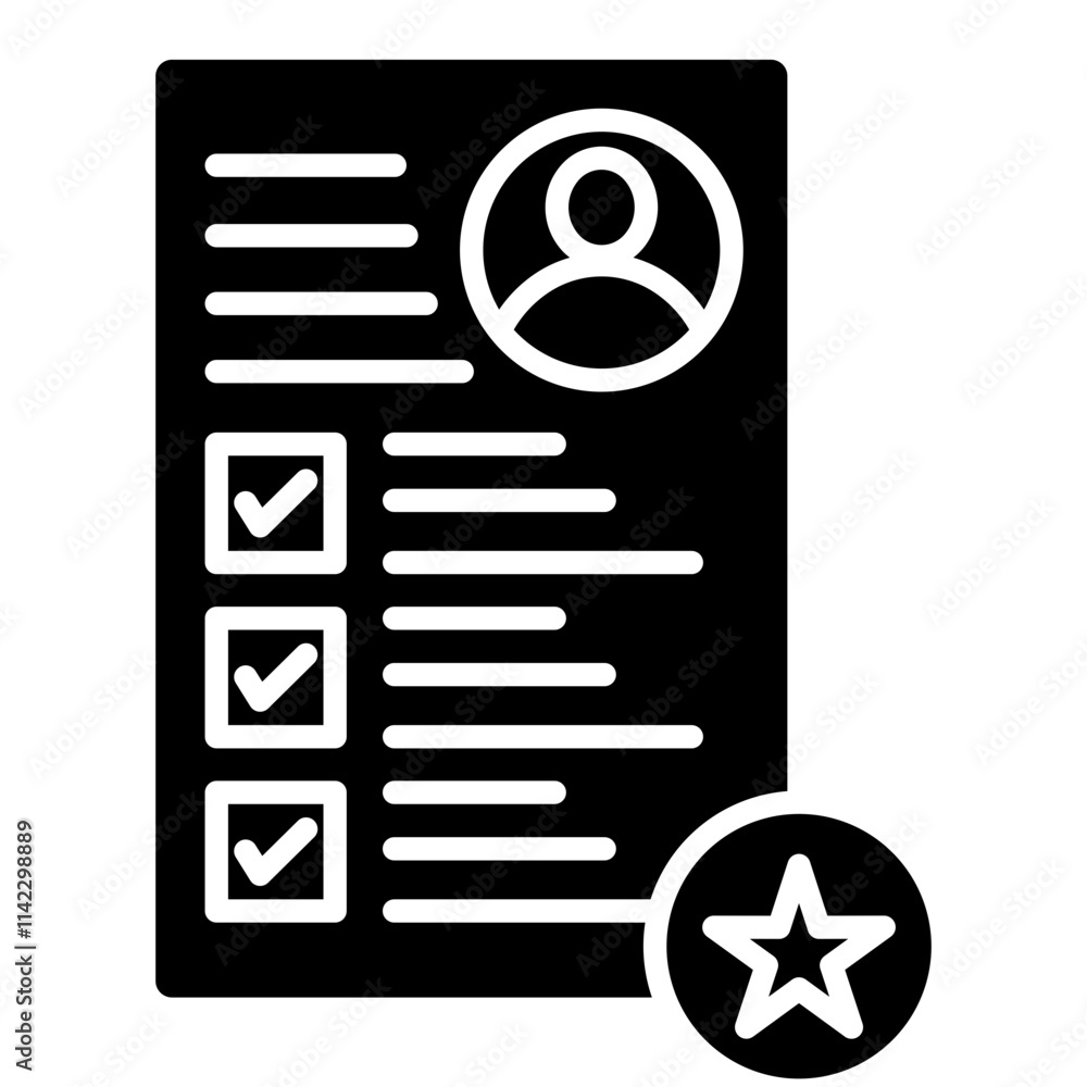 Employee Skills icon element for design Employee Skills icon element for design