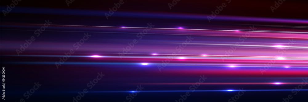 Technology futuristic dynamic motion. Abstract futuristic background with glowing light effect.Vector illustration. Glow of bright lines of transport vehicle drive on road highway. High speed light. Technology futuristic dynamic motion. Abstract futuristic background with glowing light effect.Vector illustration. Glow of bright lines of transport vehicle drive on road highway. High speed light.