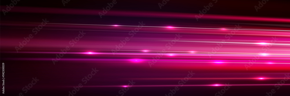 Technology futuristic dynamic motion. Abstract futuristic background with glowing light effect.Vector illustration. Glow of bright lines of transport vehicle drive on road highway. High speed light. Technology futuristic dynamic motion. Abstract futuristic background with glowing light effect.Vector illustration. Glow of bright lines of transport vehicle drive on road highway. High speed light.