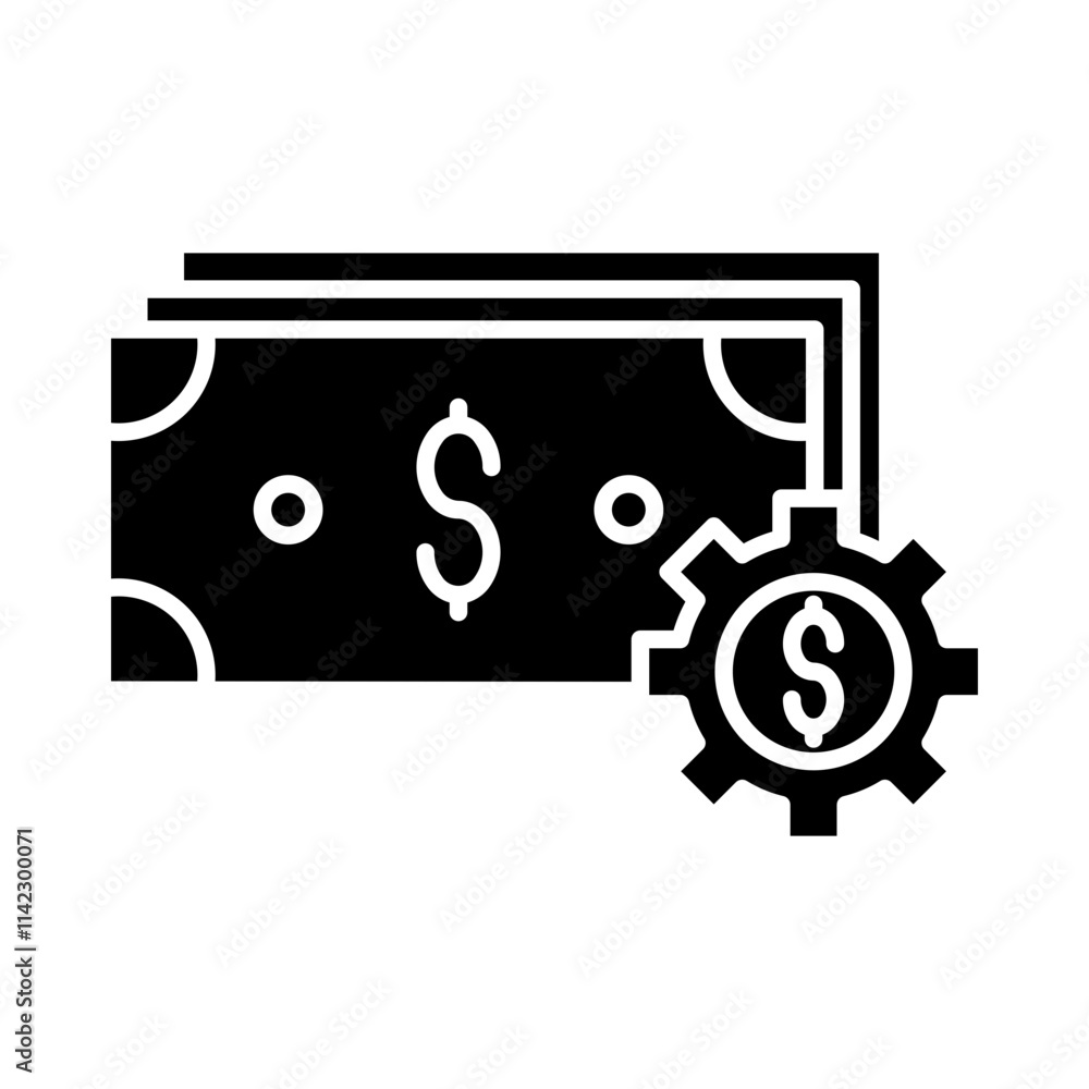 Dollar Cashicon element for design Dollar Cashicon element for design
