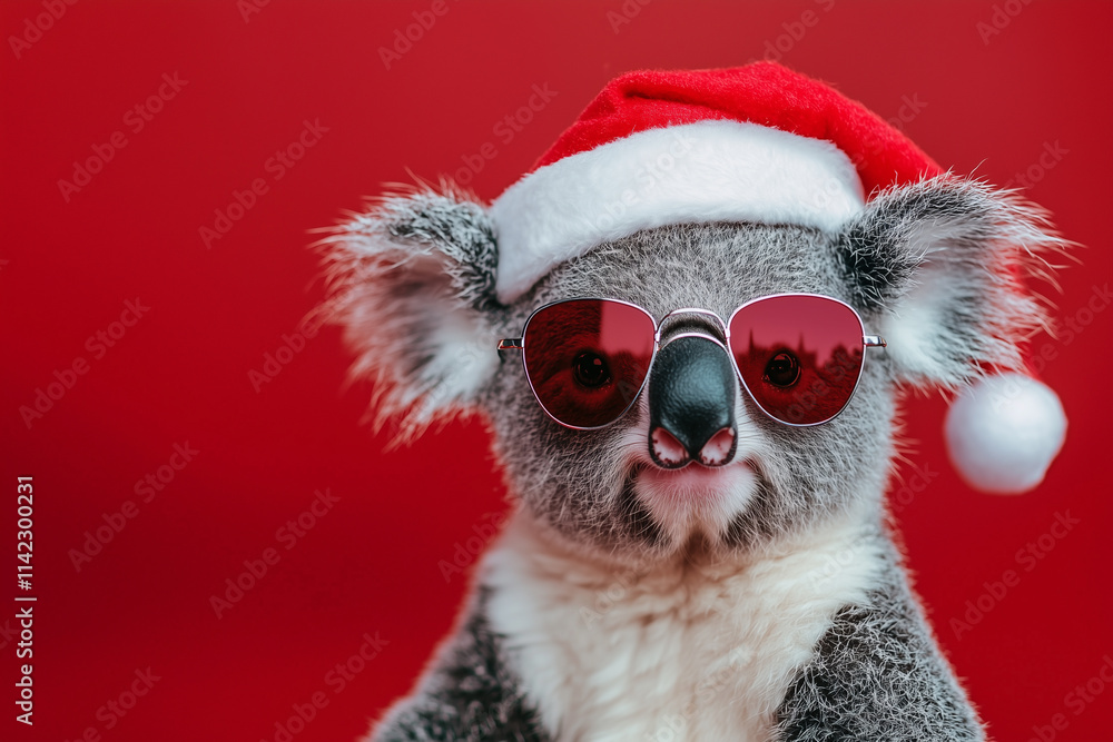 Festive Koala with Sunglasses Festive Koala with Sunglasses