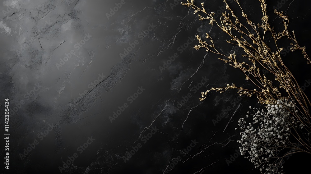 Minimalistic luxury black background with no textures, creating an exclusive and clean aesthetic for high end advertising