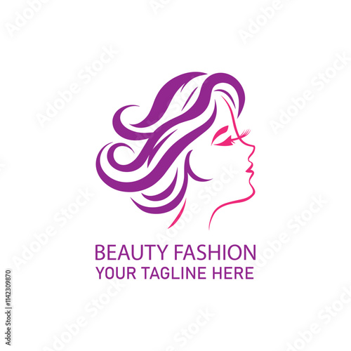 Beauty Fashion Logo Design Template,