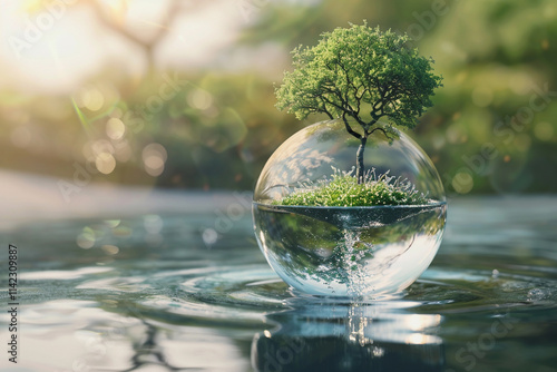 Wallpaper Mural Greeting card with holiday composition for world environment day Torontodigital.ca