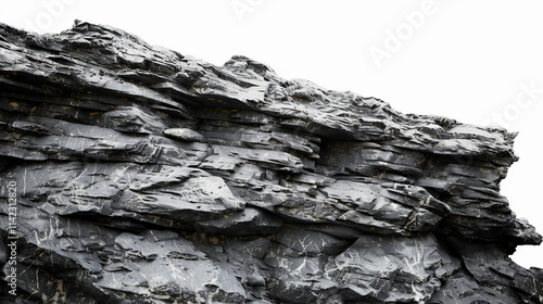 A rock weathering in carbon dioxide removal as a climate change solution, with ample space for text. A sustainable technology designed to reduce the carbon footprint and protect the environment. photo