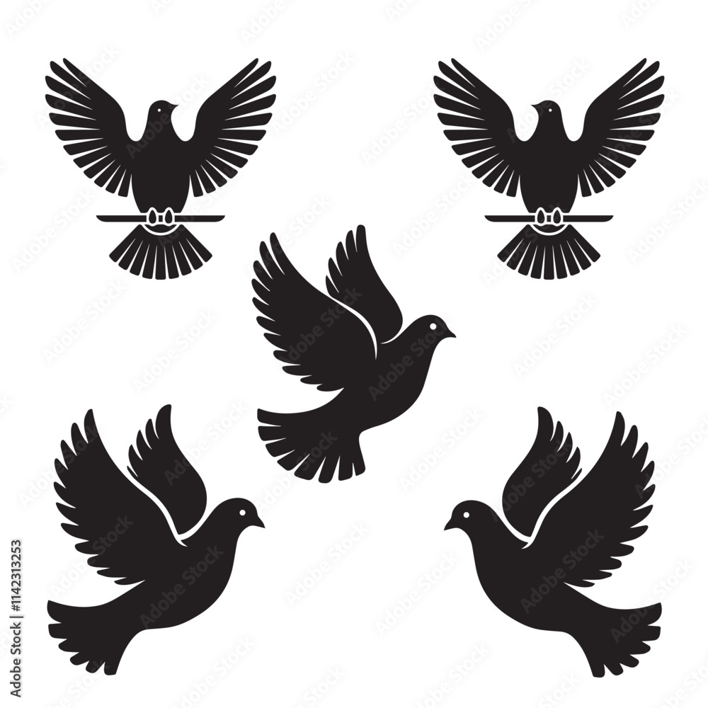 Obraz premium Dove silhouette 