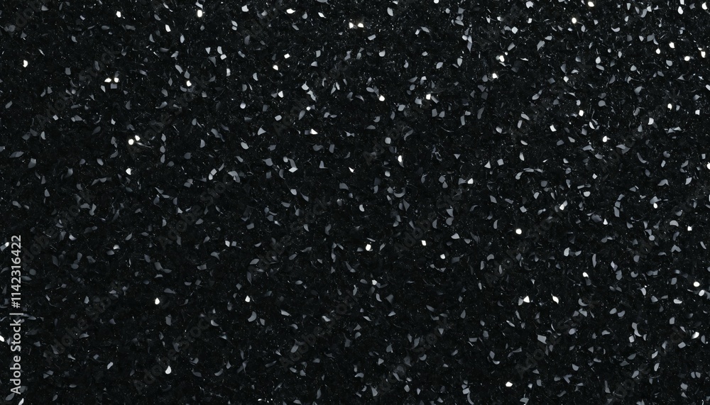 Shimmering black glitter paper with a subtle metallic shine Shimmering black glitter paper with a subtle metallic shine