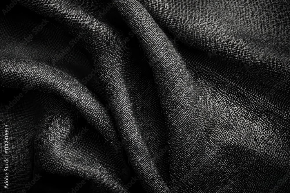 Obraz premium Deep fabric surface design on cotton blend in landscape alignment