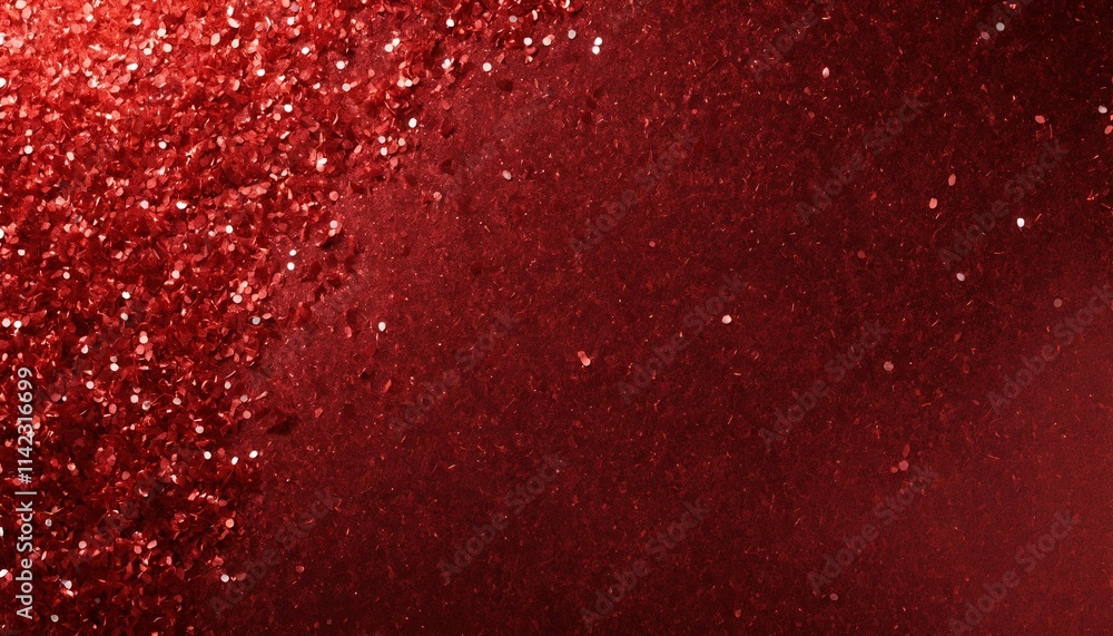 Shiny red glitter paper with vibrant sparkling highlights Shiny red glitter paper with vibrant sparkling highlights