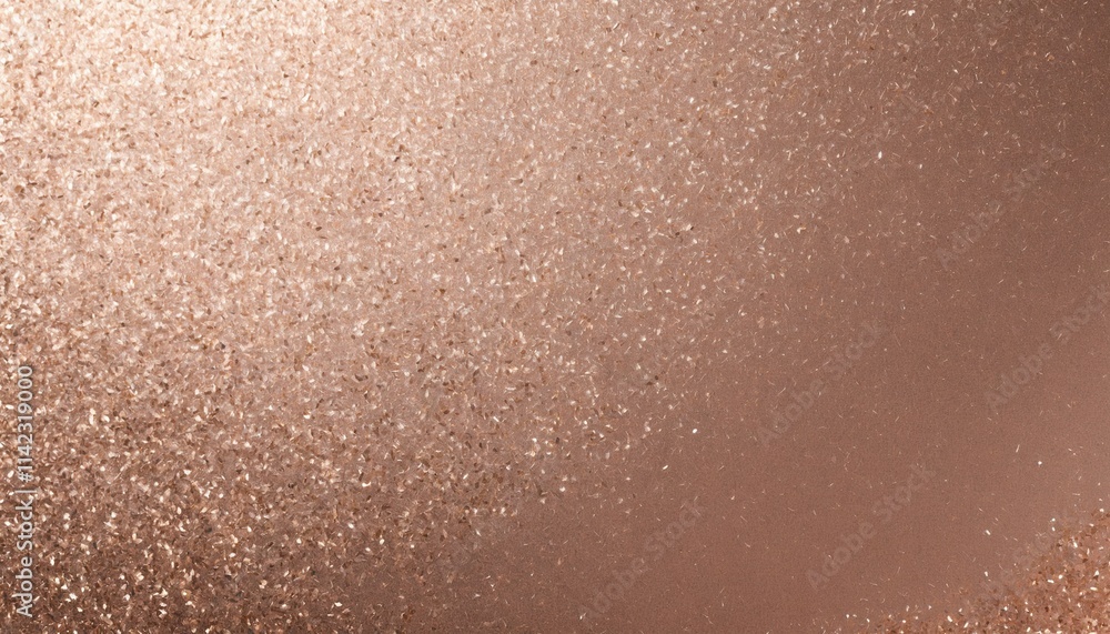 Soft rose gold glitter paper with smooth shimmering highlights Soft rose gold glitter paper with smooth shimmering highlights