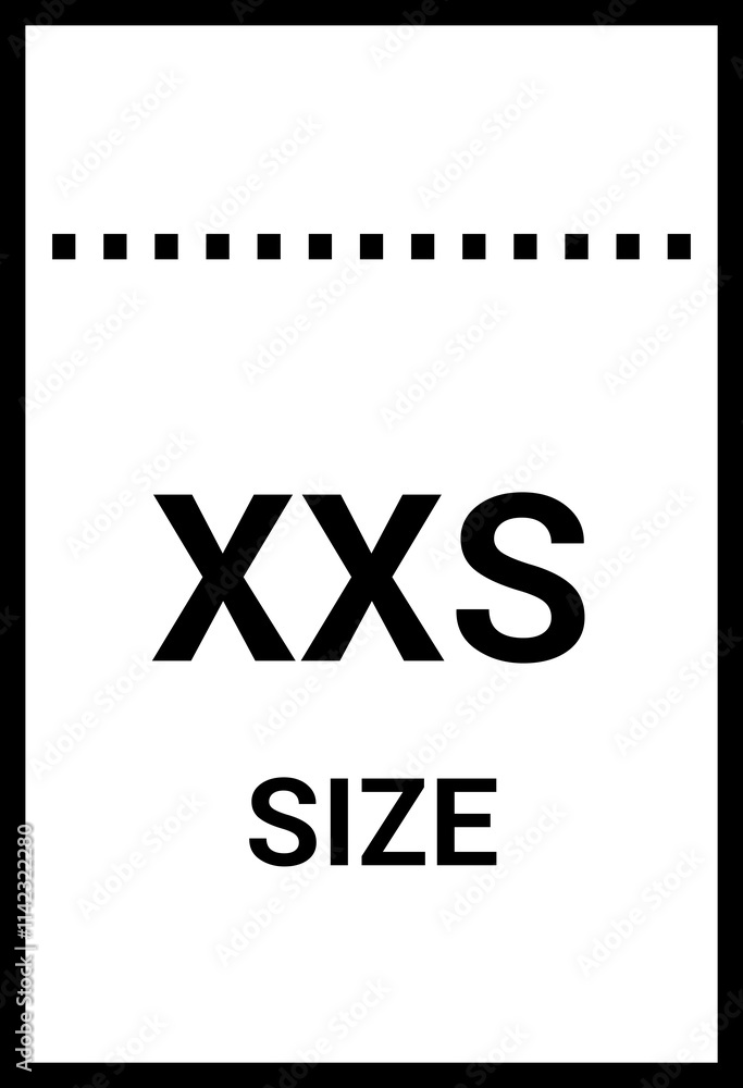 Symbols of clothing size icon Symbols of clothing size icon