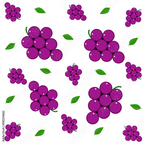 beauty, doodle, beautiful, abstract, ditsy, background, vector, backgrounds, grape, illustration, leaf, plant, fruit, vine - plant, square - composition, freshness, cut out, ripe, bunch, organic, natu