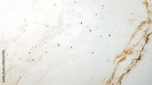 Obraz na płótnie Clean white marble surface with light gold flecks, ample blank space, luxurious and elegant style w salonie