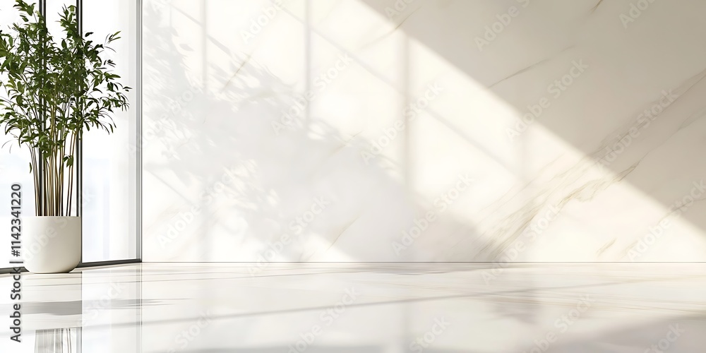 Office background with large empty space and modern corporate vibe