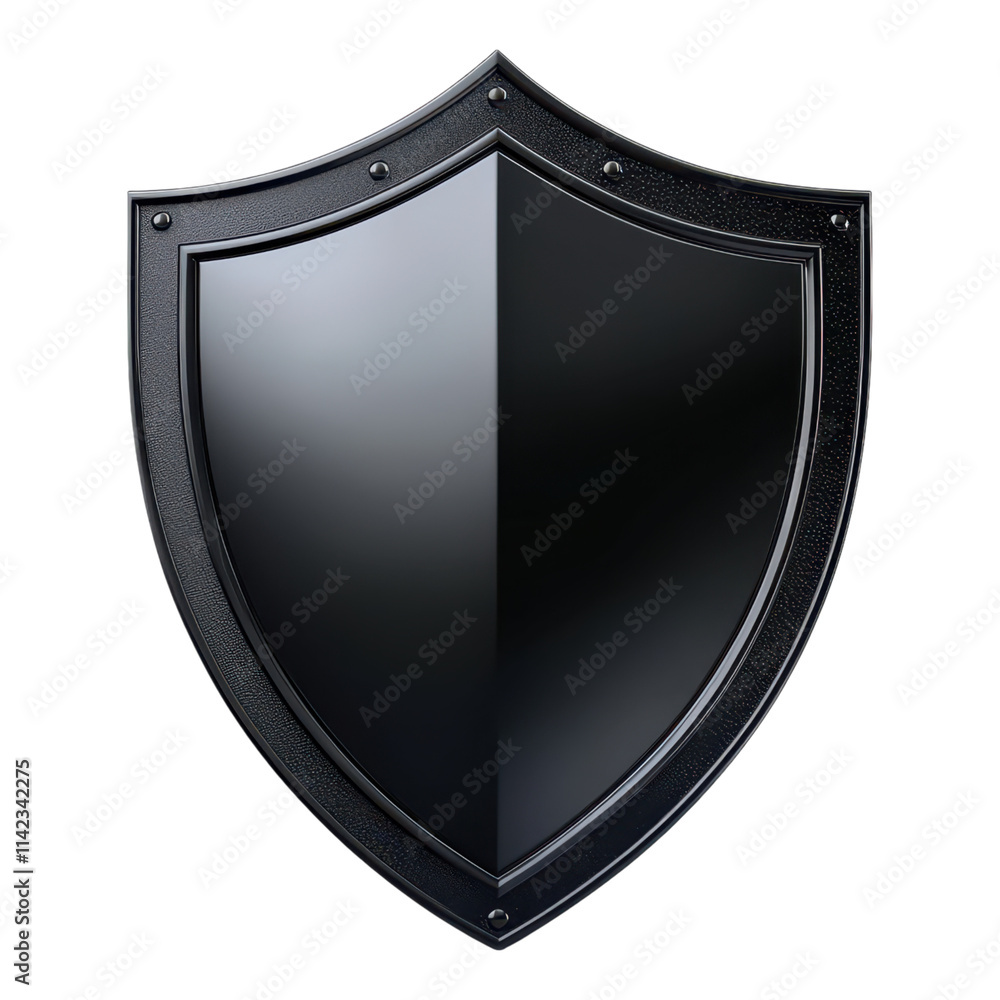 A glossy black shield showcasing a smooth surface and elegant curves, symbolizing protection and strength. A glossy black shield showcasing a smooth surface and elegant curves, symbolizing protection and strength.