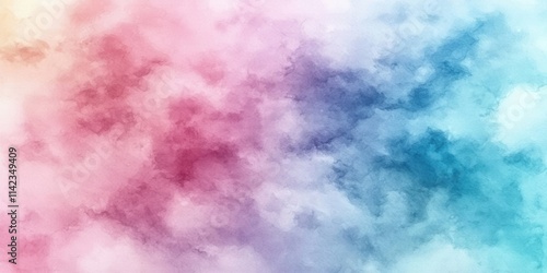 Soft Colorful Abstract Background with Pastel Shades of Pink and Blue for Creative Projects