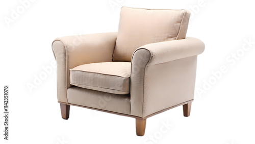 armchair isolated on white background