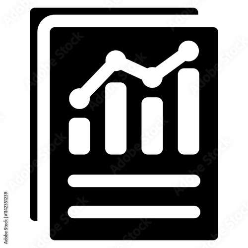report icon element for design