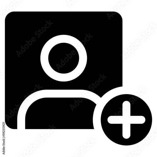 create new account icon element for design