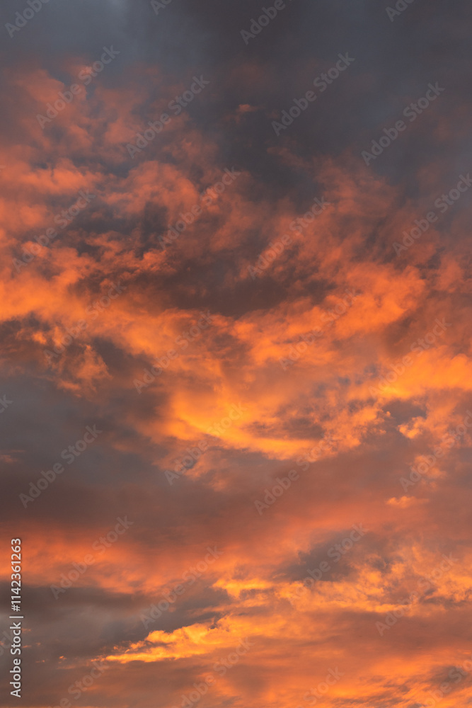 Cloudscape of colourful clouds at golden hour and sunset. Cloudscape of colourful clouds at golden hour and sunset.