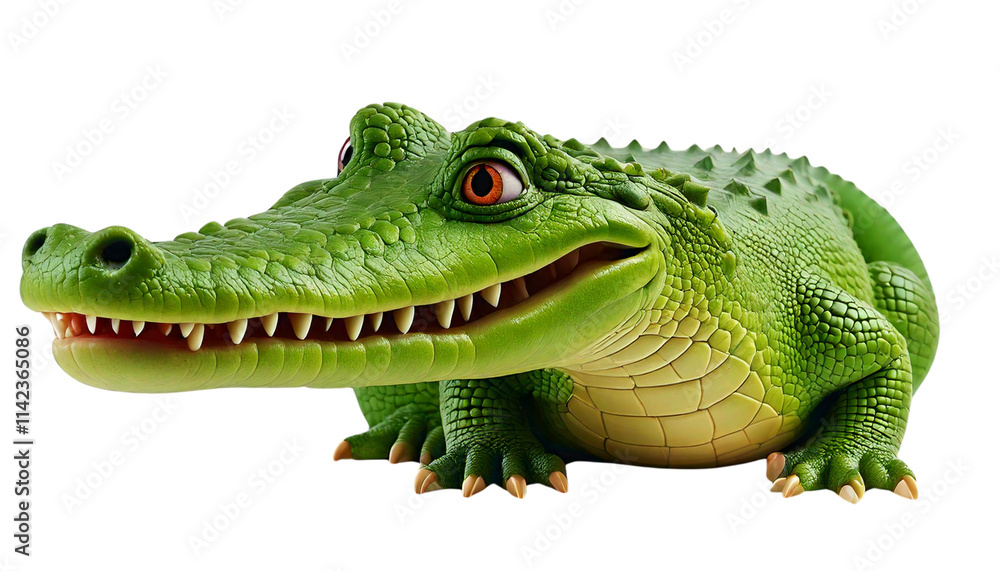 crocodile isolated on white background crocodile isolated on white background